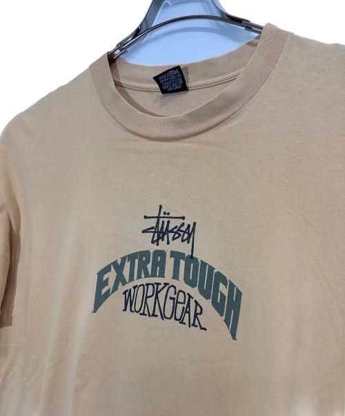 stussy（ステューシー）stussy (ステューシー) 3段プリントTシャツ イエロー サイズ:XLの古着・服飾アイテム