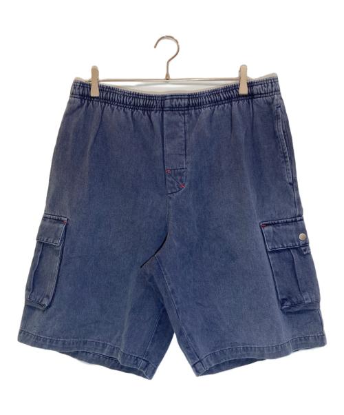 stussy（ステューシー）stussy (ステューシー) カーゴハーフパンツ ネイビー サイズ:Lの古着・服飾アイテム