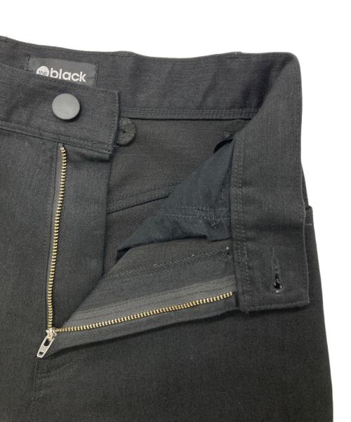 the black（ザ ブラック）the black (ザ ブラック) ワイドデニムパンツ ブラック サイズ:23の古着・服飾アイテム