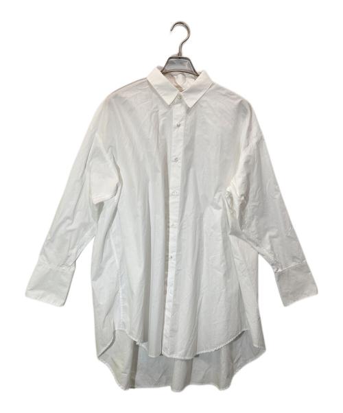 AK+1（エーケーワン）AK+1 (エーケーワン) コットンオーバーサイズシャツ ホワイト サイズ:38の古着・服飾アイテム