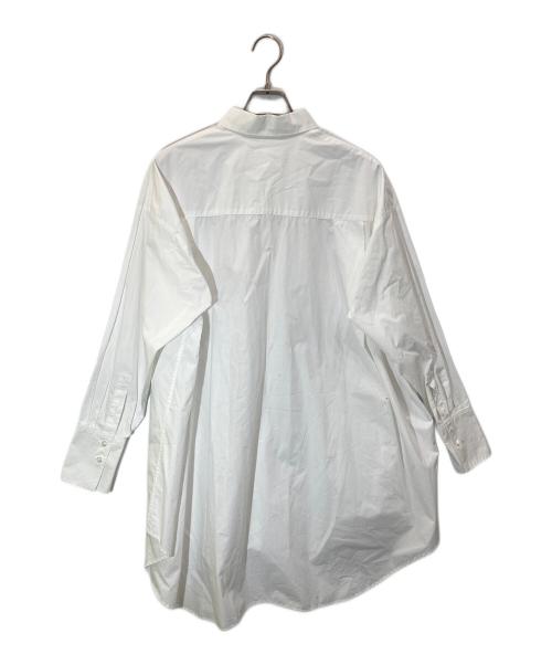 AK+1（エーケーワン）AK+1 (エーケーワン) コットンオーバーサイズシャツ ホワイト サイズ:38の古着・服飾アイテム