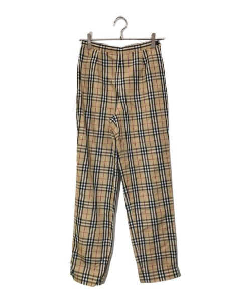 Burberry's（バーバリーズ）Burberry's (バーバリーズ) ノバチェックパンツ ベージュ サイズ:38の古着・服飾アイテム