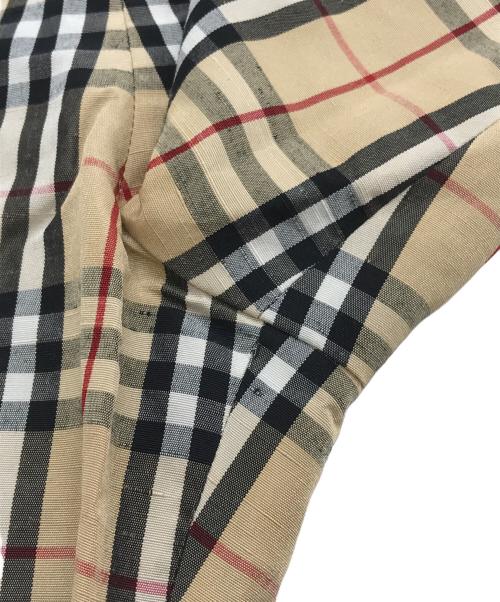 Burberry's（バーバリーズ）Burberry's (バーバリーズ) ノバチェックパンツ ベージュ サイズ:38の古着・服飾アイテム