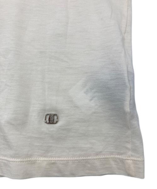 Salvatore Ferragamo（サルヴァトーレ フェラガモ）Salvatore Ferragamo (サルヴァトーレ フェラガモ) シルク切替カットソー アイボリー サイズ:38の古着・服飾アイテム