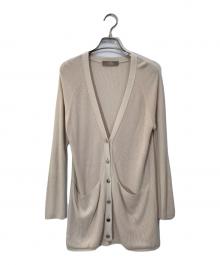 Cruciani（クルチアーニ）の古着「カシミヤ混カーディガン」｜ピンク