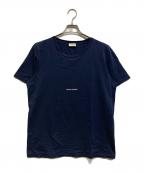 Saint Laurent Parisサンローランパリ）の古着「フロントロゴTシャツ/TT08 464572 YBRE2」｜ネイビー