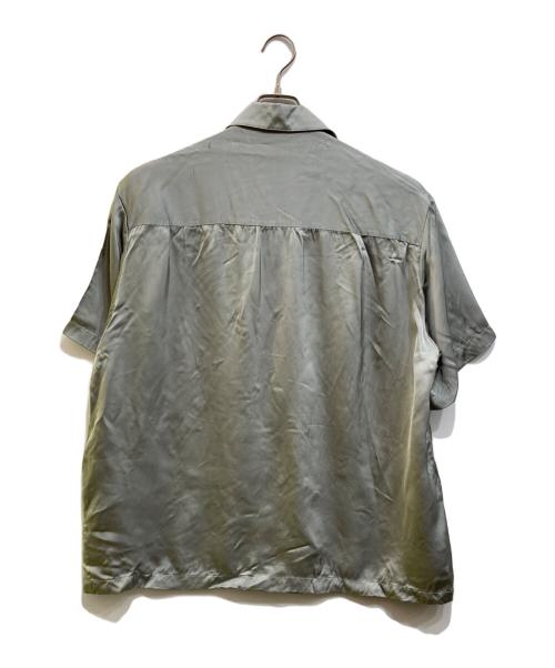 JIL SANDER（ジルサンダー）JIL SANDER (ジルサンダー) ボクシーシルエットレーヨンシャツ グレー サイズ:40-15　3/4の古着・服飾アイテム