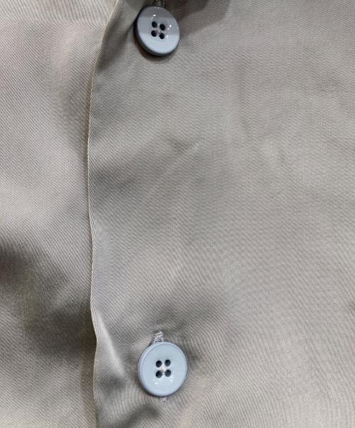 JIL SANDER（ジルサンダー）JIL SANDER (ジルサンダー) ボクシーシルエットレーヨンシャツ グレー サイズ:40-15　3/4の古着・服飾アイテム