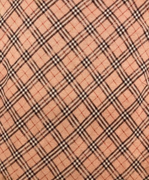 BURBERRY BLUE LABEL（バーバリーロンドンブルーレーベル）BURBERRY BLUE LABEL (バーバリーロンドンブルーレーベル) ノバチェックノースリーブワンピース ピンク サイズ:Mの古着・服飾アイテム