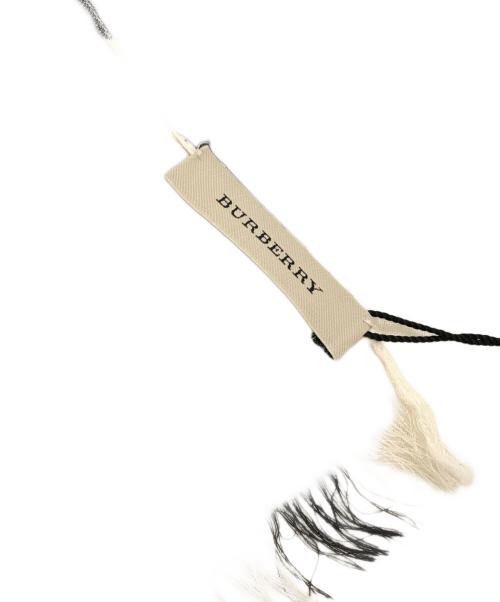 BURBERRY（バーバリー）BURBERRY (バーバリー) ウールシルクチェックストール ベージュの古着・服飾アイテム