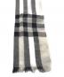 BURBERRY (バーバリー) ウールシルクチェックストール ベージュ：16000円