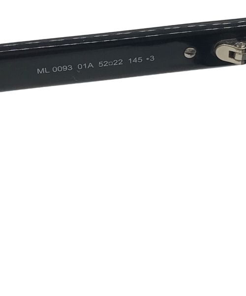 MONCLER（モンクレール）MONCLER (モンクレール) サングラス/ML0093 ブラックの古着・服飾アイテム