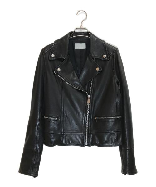 ESTNATION（エストネーション）ESTNATION (エストネーション) シープレザーライダースジャケット／71-109-08-010156 ブラック サイズ:SIZE 36の古着・服飾アイテム