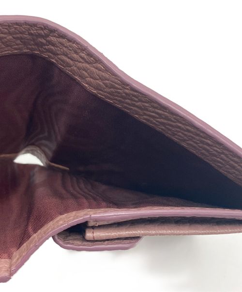 Maison Margiela（メゾンマルジェラ）Maison Margiela (メゾンマルジェラ) バイフォールド カーフレザー ウォレット/S56U10140 ピンクの古着・服飾アイテム