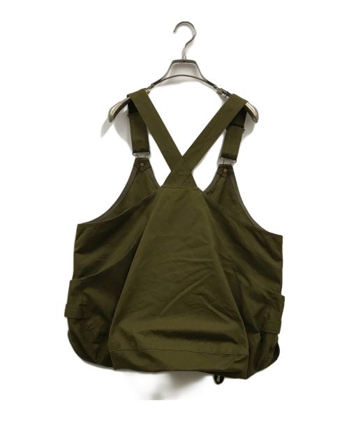 Snow peak（スノーピーク）snow peak (スノーピーク) TAKIBI Canvas Vest/JK-22AU107/焚火ﾍﾞｽﾄ/キャンプベスト カーキ サイズ:Mの古着・服飾アイテム