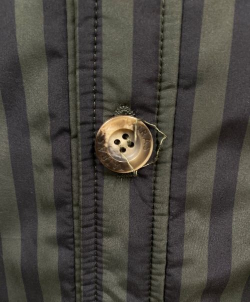 LUCIO VANOTTI（ルーチョ バノッティ）LUCIO VANOTTI (ルーチョ バノッティ) TATRAS (タトラス) ダウンシャツコート/MTV18A411/ダウンコート グリーン×ブラック サイズ:1の古着・服飾アイテム