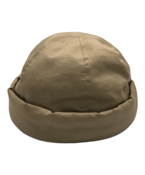 THE H.W.DOG&CO.（エイチダブリュードッグアンドコー）THE H.W.DOG&CO. (エイチダブリュードッグアンドコー) ロールキャップ ベージュ サイズ:Freeの古着・服飾アイテム