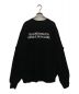 THE BLACK EYE PATCH (ブラックアイパッチ) HANDLE WITH CARE CREWSWEAT/取扱注意/スウェット/クルーネックスウェット ブラック サイズ:L：11000円