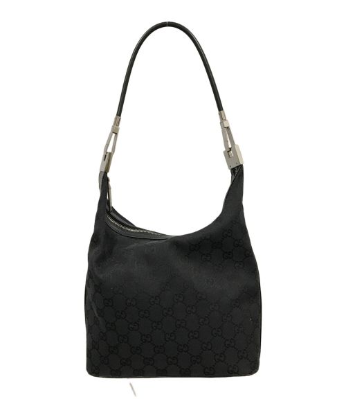 GUCCI（グッチ）GUCCI (グッチ) GGショルダーバッグ/01234 ブラックの古着・服飾アイテム
