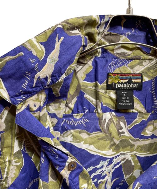 pataloha（パタロハ）pataloha (パタロハ) アロハシャツ ブルー サイズ:Sの古着・服飾アイテム