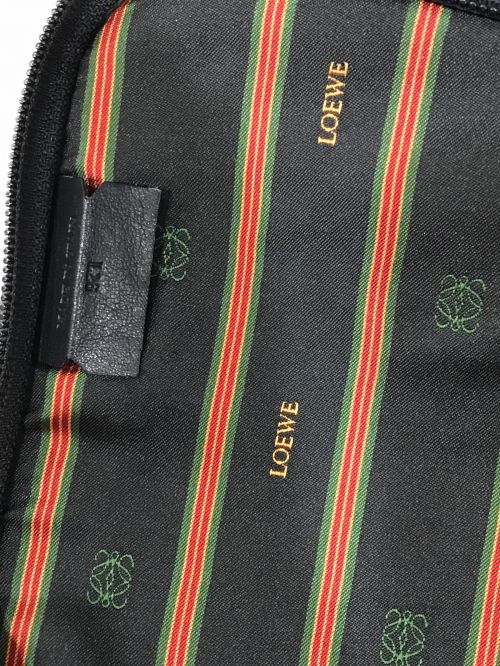 LOEWE（ロエベ）LOEWE (ロエベ) クラッチバッグ/セカンドバッグ ブラックの古着・服飾アイテム