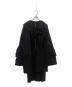 YOHJI YAMAMOTO（ヨウジヤマモト）の古着「ギャザー フリル ドレス コート/FC-J13-964」｜ブラック