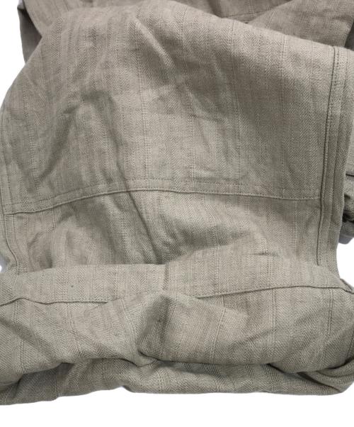 IENA LA BOUCLE（イエナ ラ ブークル）IENA LA BOUCLE (イエナ ラ ブークル) リネンコットンヘリンボン サスペンダーパンツ2サロペット/23030914152030 オリーブ サイズ:36の古着・服飾アイテム
