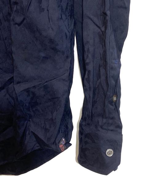 Paul Smith COLLECTION（ポールスミス コレクション）Paul Smith COLLECTION (ポールスミス コレクション) フラワープリントシャツ/124395 ネイビー サイズ:Mの古着・服飾アイテム