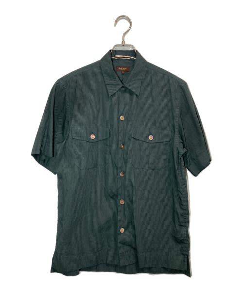Paul Smith COLLECTION（ポールスミス コレクション）Paul Smith COLLECTION (ポールスミス コレクション) オープンカラーシャツ グリーン サイズ:Sの古着・服飾アイテム