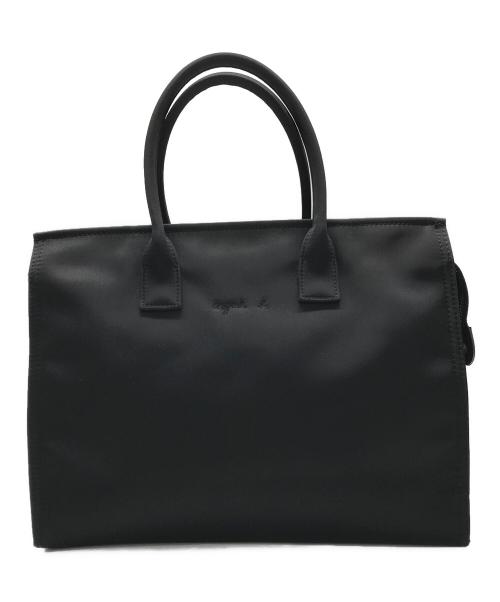 agnes b voyage（アニエスベーボヤージュ）agnes b voyage (アニエスベーボヤージュ) スクエアトートバッグ ブラックの古着・服飾アイテム