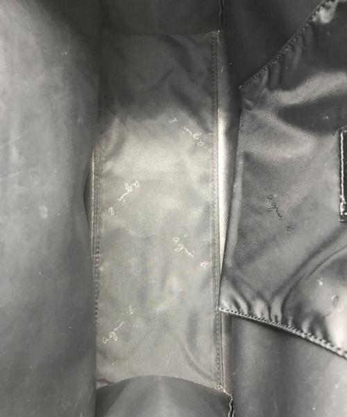 agnes b voyage（アニエスベーボヤージュ）agnes b voyage (アニエスベーボヤージュ) スクエアトートバッグ ブラックの古着・服飾アイテム