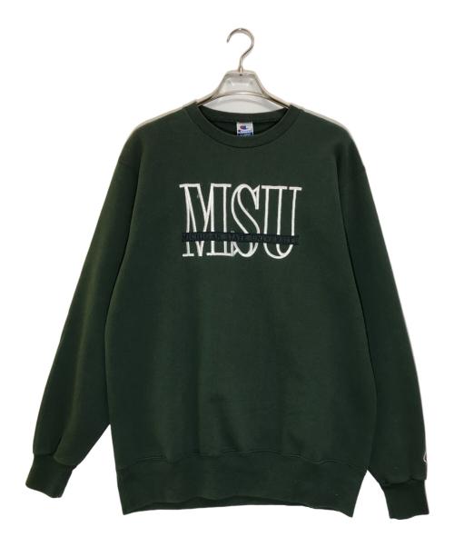 Champion（チャンピオン）Champion (チャンピオン) クルーネックスウェット グリーン サイズ:XLの古着・服飾アイテム