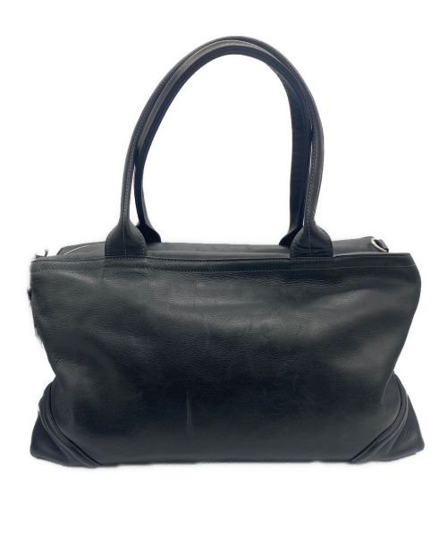 FIVEWOODS（ファイブウッズ）FIVEWOODS (ファイブウッズ) PLATEAUレザーボストンバッグ ブラックの古着・服飾アイテム