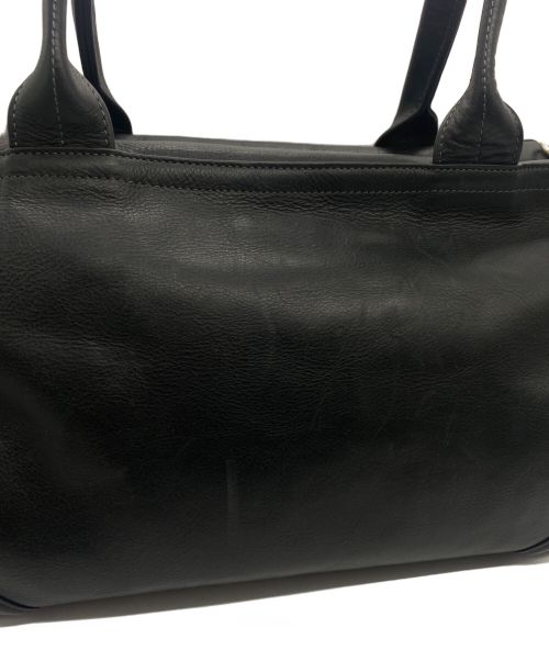 FIVEWOODS（ファイブウッズ）FIVEWOODS (ファイブウッズ) PLATEAUレザーボストンバッグ ブラックの古着・服飾アイテム