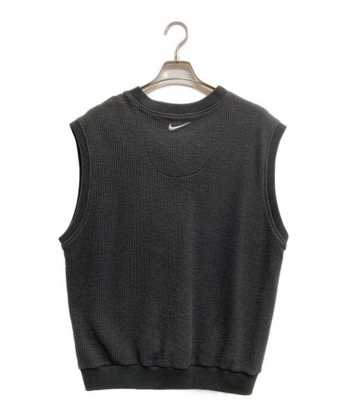 NIKE GOLF（ナイキゴルフ）NIKE GOLF (ナイキゴルフ) 90s バッグスウォッシュロゴベスト ブラック サイズ:Ⅿの古着・服飾アイテム