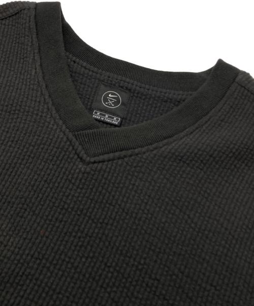 NIKE GOLF（ナイキゴルフ）NIKE GOLF (ナイキゴルフ) 90s バッグスウォッシュロゴベスト ブラック サイズ:Ⅿの古着・服飾アイテム