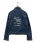 KENZO (ケンゾー) バック刺繍デニムジャケット ブルー サイズ: M：10000円