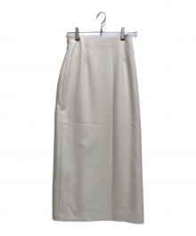 JOSE MOON（ジョゼムーン）の古着「SIMPLE LINE SKIRT/1723121601-2」｜アイボリー