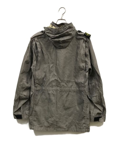 STONE ISLAND（ストーンアイランド）STONE ISLAND (ストーンアイランド) STONE ISLAND/lino flax ジャケット/45154T18 グレー サイズ:ｓの古着・服飾アイテム
