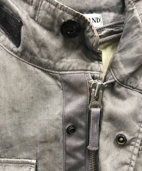STONE ISLAND（ストーンアイランド）STONE ISLAND (ストーンアイランド) STONE ISLAND/lino flax ジャケット/45154T18 グレー サイズ:ｓの古着・服飾アイテム