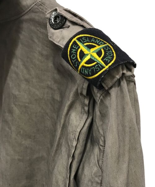 STONE ISLAND（ストーンアイランド）STONE ISLAND (ストーンアイランド) STONE ISLAND/lino flax ジャケット/45154T18 グレー サイズ:ｓの古着・服飾アイテム