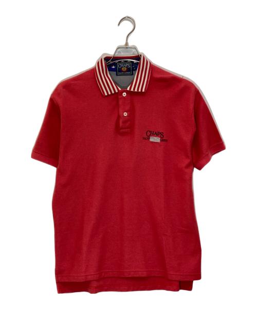 CHAPS RALPH LAUREN（チャップス ラルフローレン）CHAPS RALPH LAUREN (チャップス ラルフローレン) 80'sヴィンテージポロシャツ レッド サイズ:Mの古着・服飾アイテム