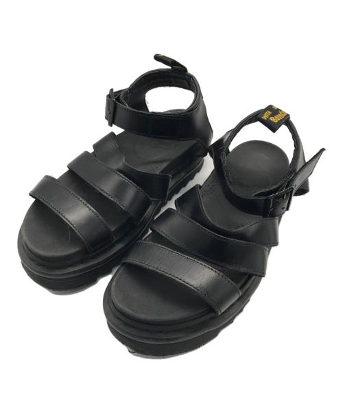 Dr.Martens（ドクターマーチン）Dr.Martens (ドクターマーチン) ベルトサンダル ブラック サイズ:38の古着・服飾アイテム