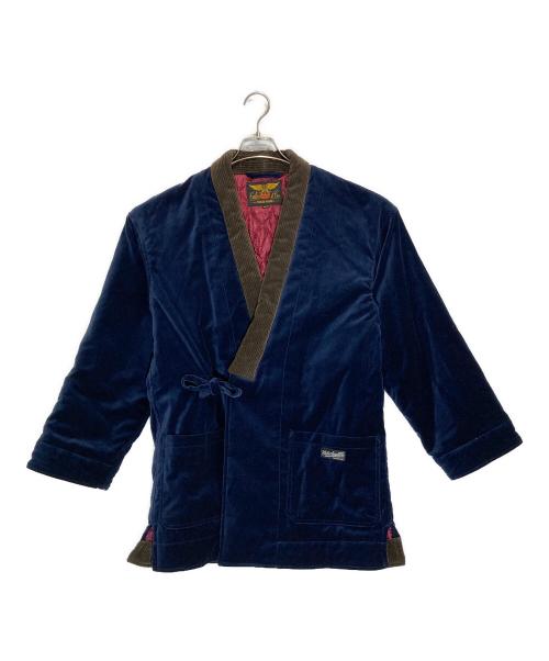 CALEE（キャリー）CALEE (キャリー) EMBROYDERY HAPPI COAT ネイビー サイズ:Mの古着・服飾アイテム