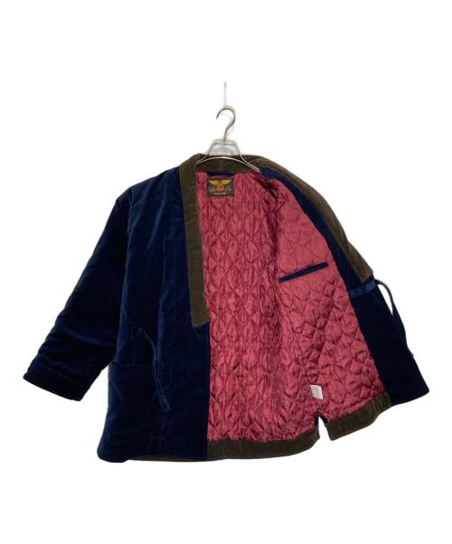 CALEE（キャリー）CALEE (キャリー) EMBROYDERY HAPPI COAT ネイビー サイズ:Mの古着・服飾アイテム