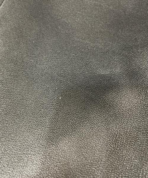 H BEAUTY&YOUTH（エイチ ビューティー&ユース）H BEAUTY&YOUTH (エイチ ビューティー&ユース) LEATHER SLIM PANTS ブラック サイズ:36の古着・服飾アイテム