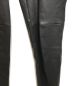 中古・古着 H BEAUTY&YOUTH (エイチ ビューティー&ユース) LEATHER SLIM PANTS ブラック サイズ:36：4500円