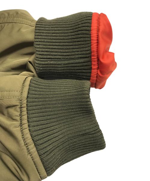 &ellecy（アンドエルシー）&ELLECY (アンドエルシー) ショートブルゾン カーキ サイズ:Mの古着・服飾アイテム