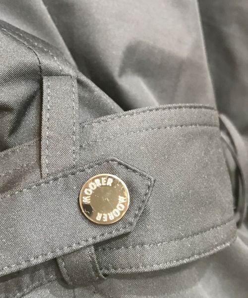 MOORER（ムーレー）MOORER (ムーレー) デタッチャブルスタンドカラー トレンチコート/MINOSSE-ADS ネイビー サイズ:46の古着・服飾アイテム