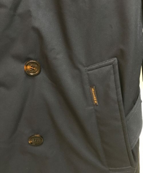 MOORER（ムーレー）MOORER (ムーレー) デタッチャブルスタンドカラー トレンチコート/MINOSSE-ADS ネイビー サイズ:46の古着・服飾アイテム
